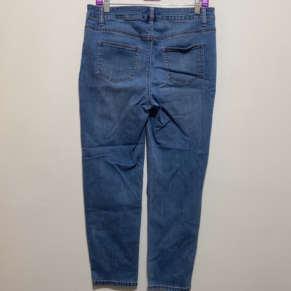 Woman within stretch midrise ankle jeans - Picture 3 of 7